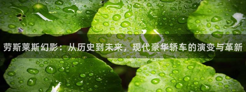 滚动的天空在线玩：劳斯莱斯幻影：从历史到未来，现代豪华轿车的演变与革新